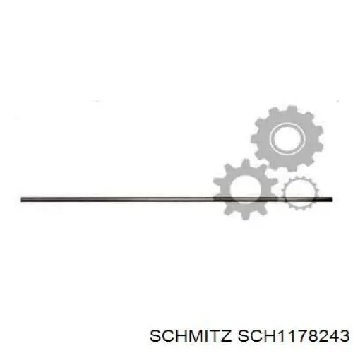1178243 Schmitz Pastillas freno traseras
