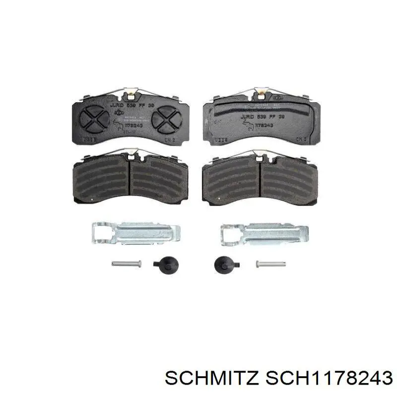 Comprar 1178243 Schmitz Pastillas de freno traseras