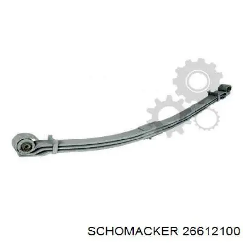 26612100 Schomacker Semibrazo de resorte trasero
