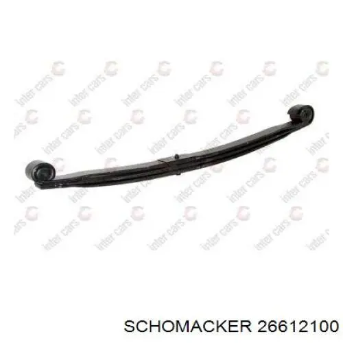 Semibrazo de resorte trasero 26612100 Schomacker