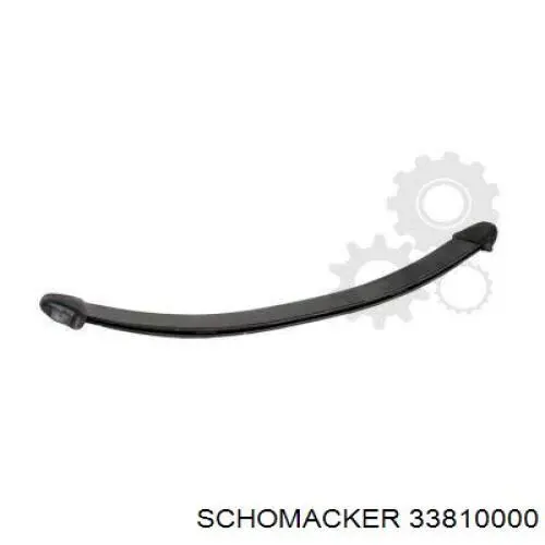 Ballesta de suspensión delantera 33810000 Schomacker