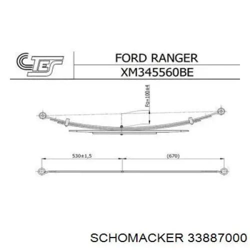 Comprar A9483201705 Mercedes Ballesta de suspensión trasera
