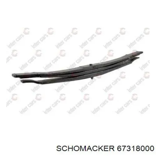 41226736 Iveco Ballesta de suspensión delantera
