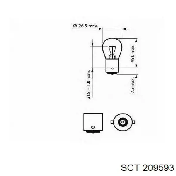 Comprar 13503410 General Motors Bombilla de luz