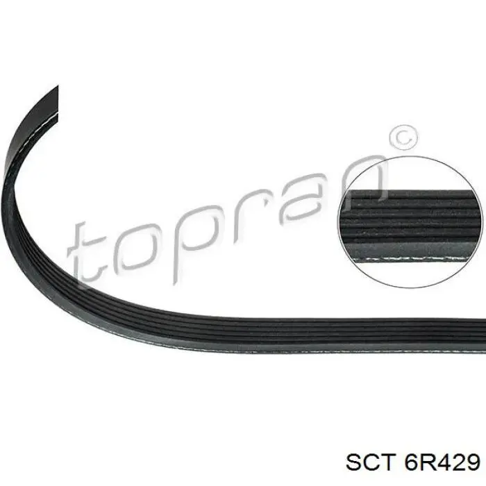 Correa trapezoidal Opel Astra 51, 52, F35, M35
