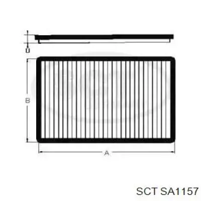 SA1157 SCT filtro habitáculo