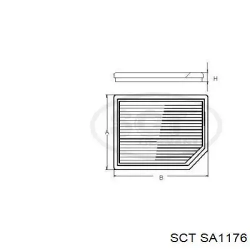 Comprar SA1176 SCT Filtro de aire del habitáculo