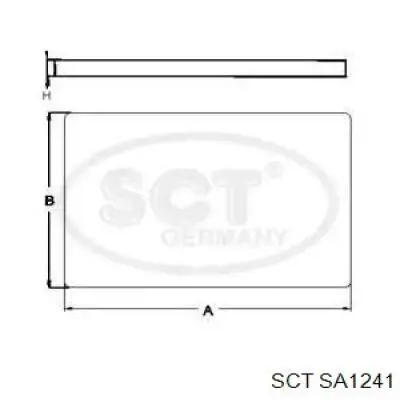SA1241 SCT filtro habitáculo