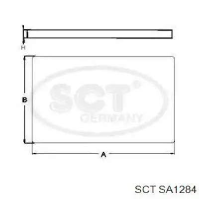 SA1284 SCT filtro habitáculo
