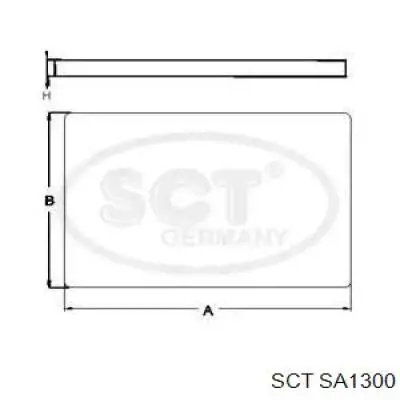 SA1300 SCT filtro de habitáculo