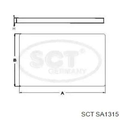 Comprar SA1315 SCT Filtro de aire del habitáculo