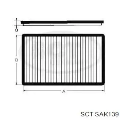 SAK139 SCT filtro habitáculo