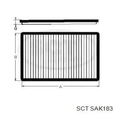 SAK183 SCT filtro de habitáculo