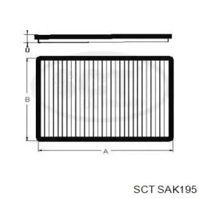 SAK 195 SCT filtro de habitáculo