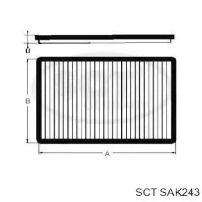 SAK 243 SCT filtro de habitáculo