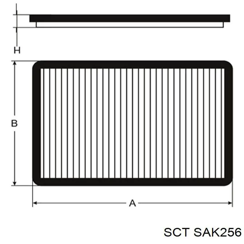 Filtro de polen SCT SAK256