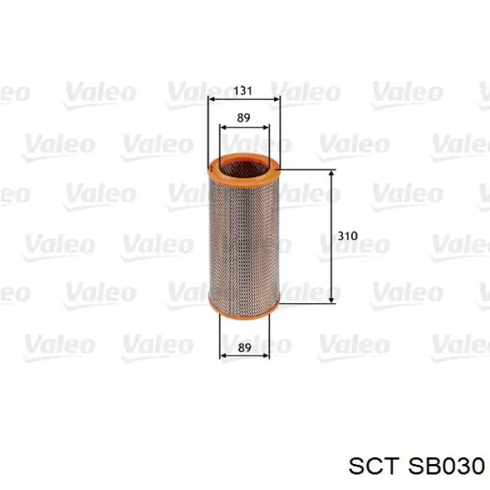 SB030 SCT filtro de aire