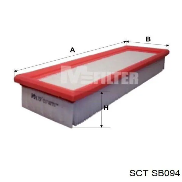 SB094 SCT filtro de aire