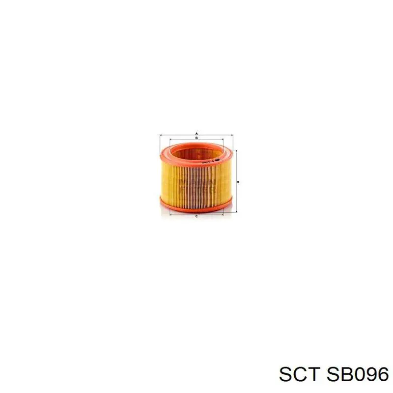 SB096 SCT Filtro de aire de motor