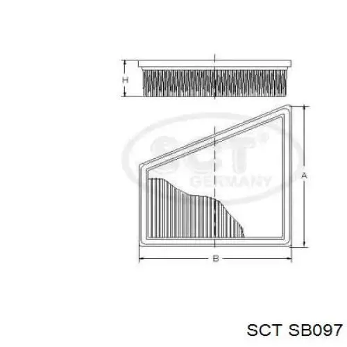 KF1113Z40 Mazda Filtro de aire de motor
