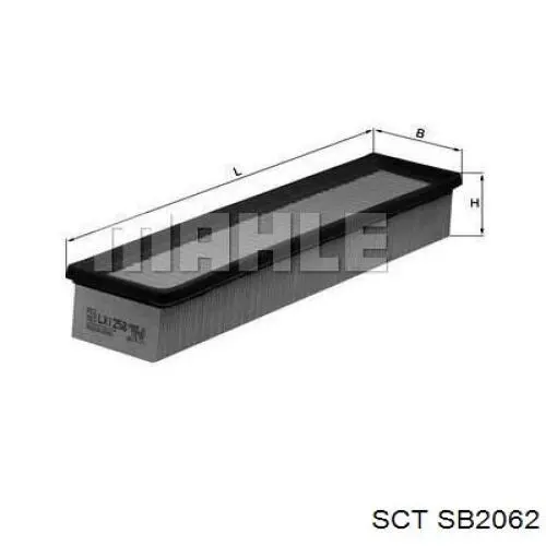 SB2062 SCT filtro de aire