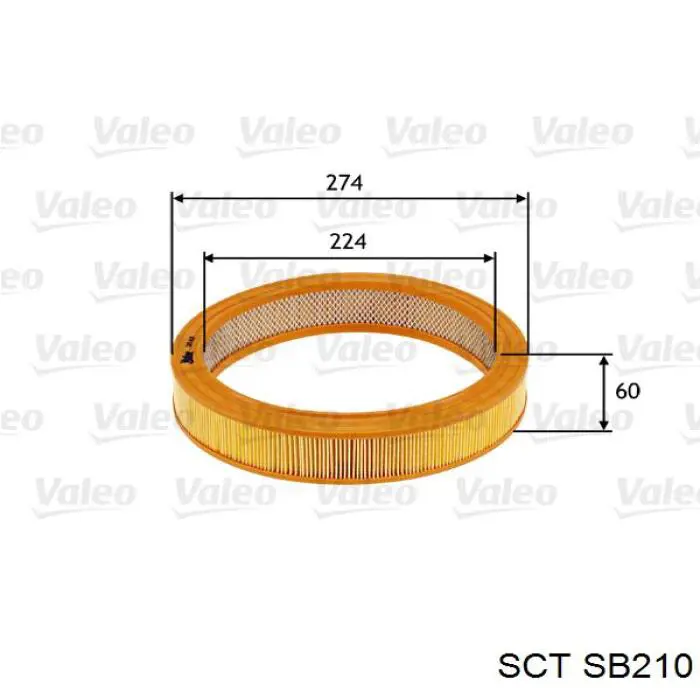 030129620 VAG Filtro de aire de motor