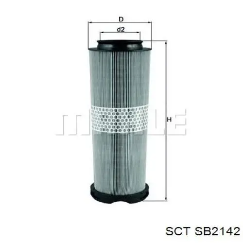 Filtro de aire A646094000490 Mercedes