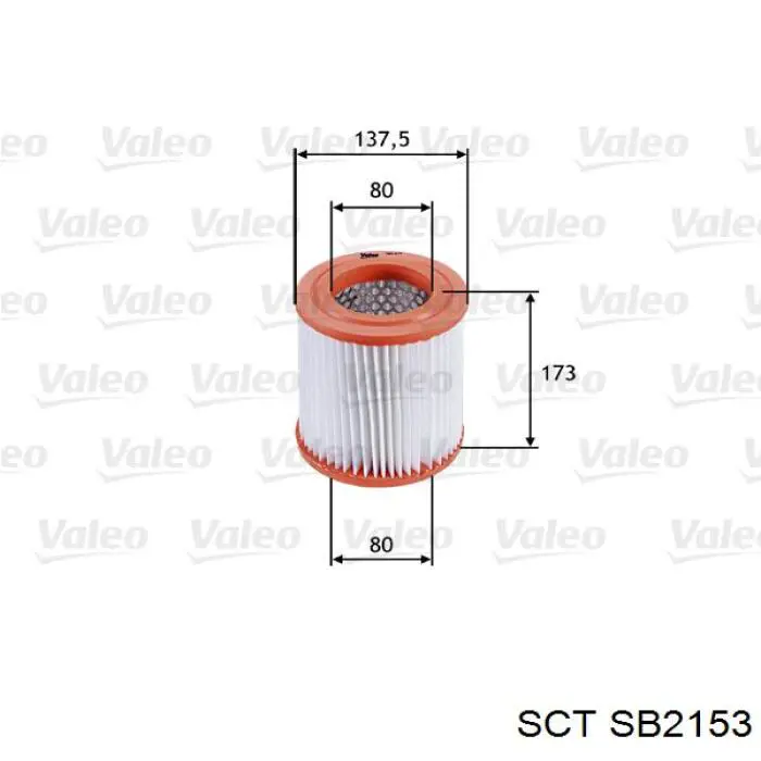 Filtro aire SCT SB2153