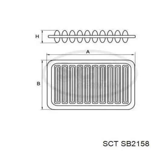 Comprar SB2158 SCT Filtro de aire