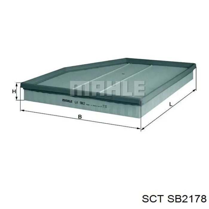 Filtro aire SCT SB2178