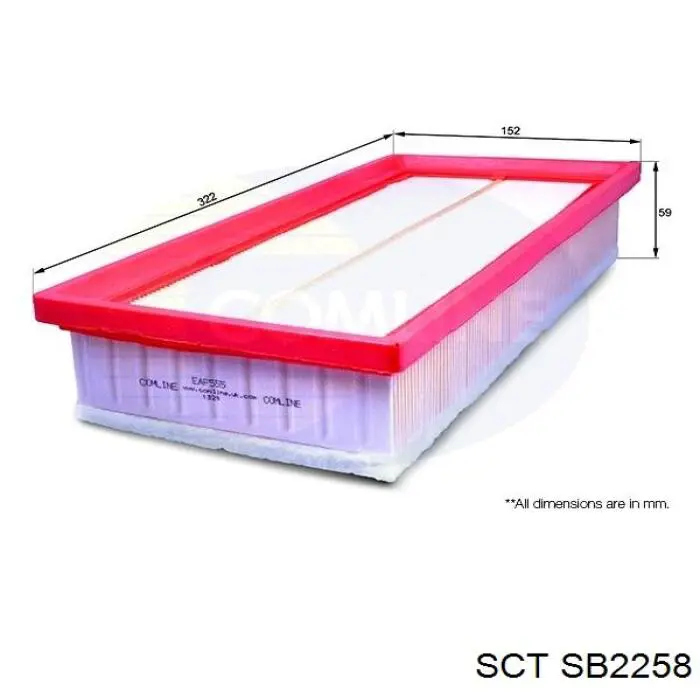 Filtro de aire Peugeot 407 6D