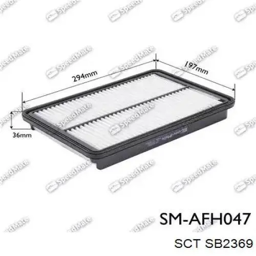 Filtro de aire FA1211 Bremsi