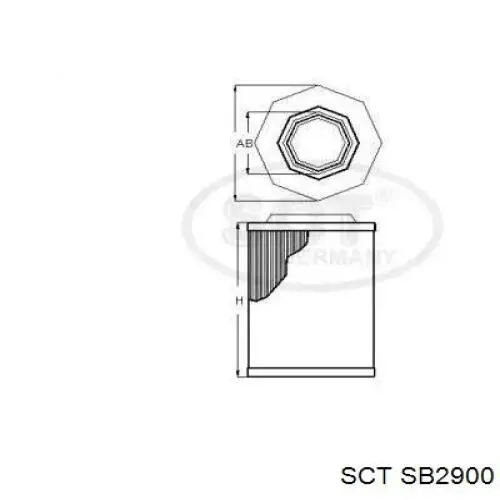 SB2900 SCT filtro de aire