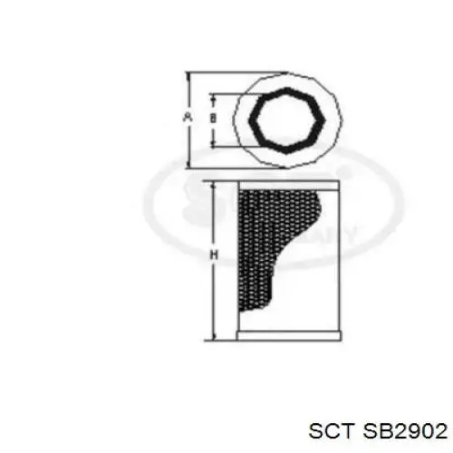 SB2902 SCT filtro de aire