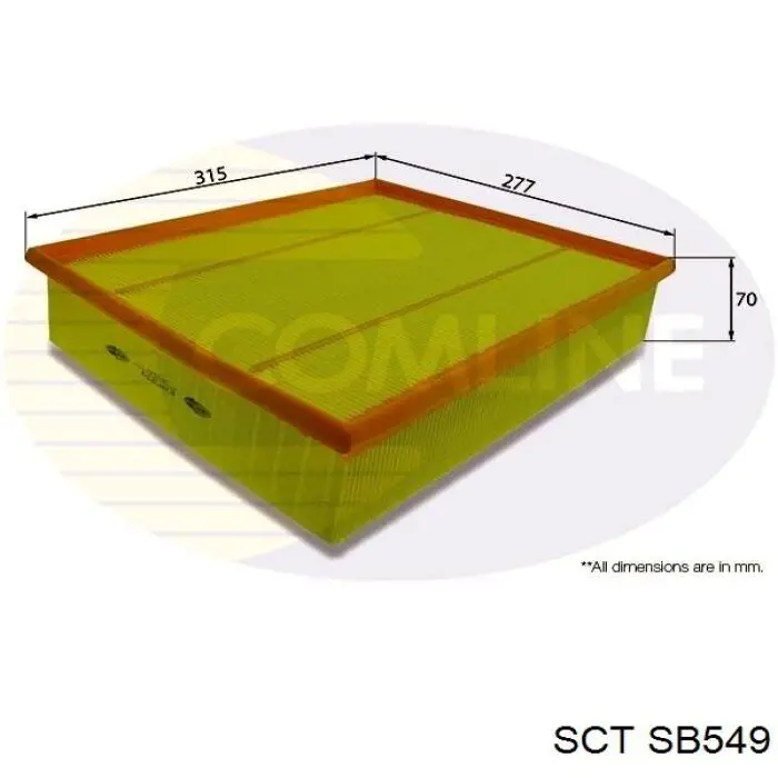 Filtro aire SCT SB549