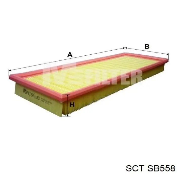 Filtro aire SCT SB558