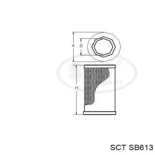 SB 613 SCT filtro de aire