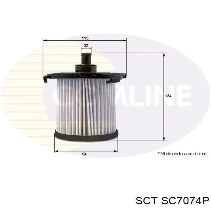 CC119176BA Ford Filtro de gasolina