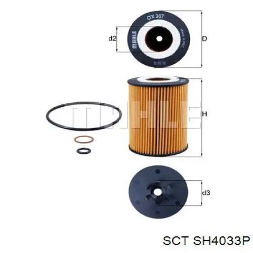 11427506677 BMW Filtro aceite