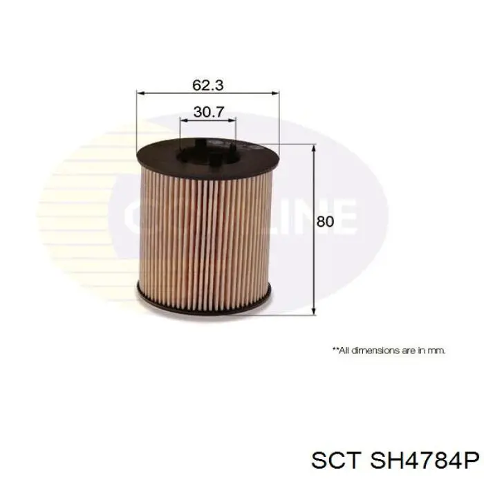 Filtro de aceite motor SCT SH4784P