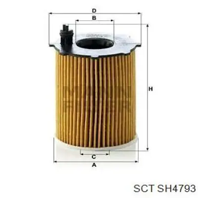 Filtro de aceite Volvo V40 525, 526