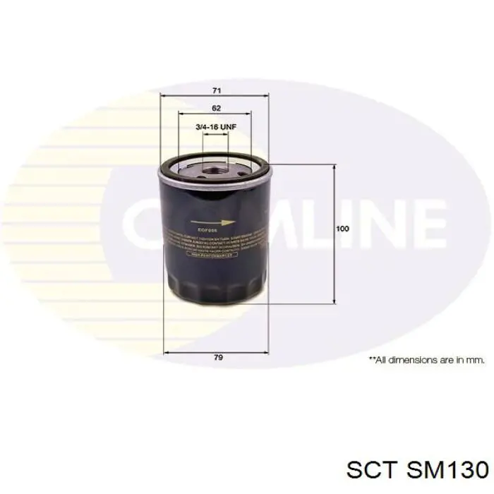 SM130 SCT filtro de aceite