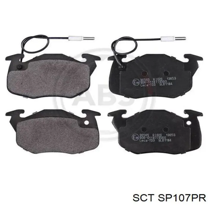 Pastillas freno delanteras SCT SP107PR precio, desde 18,09 EUR