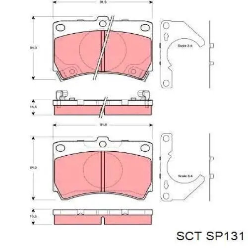 Pastillas de freno delanteras Mazda 323 BA