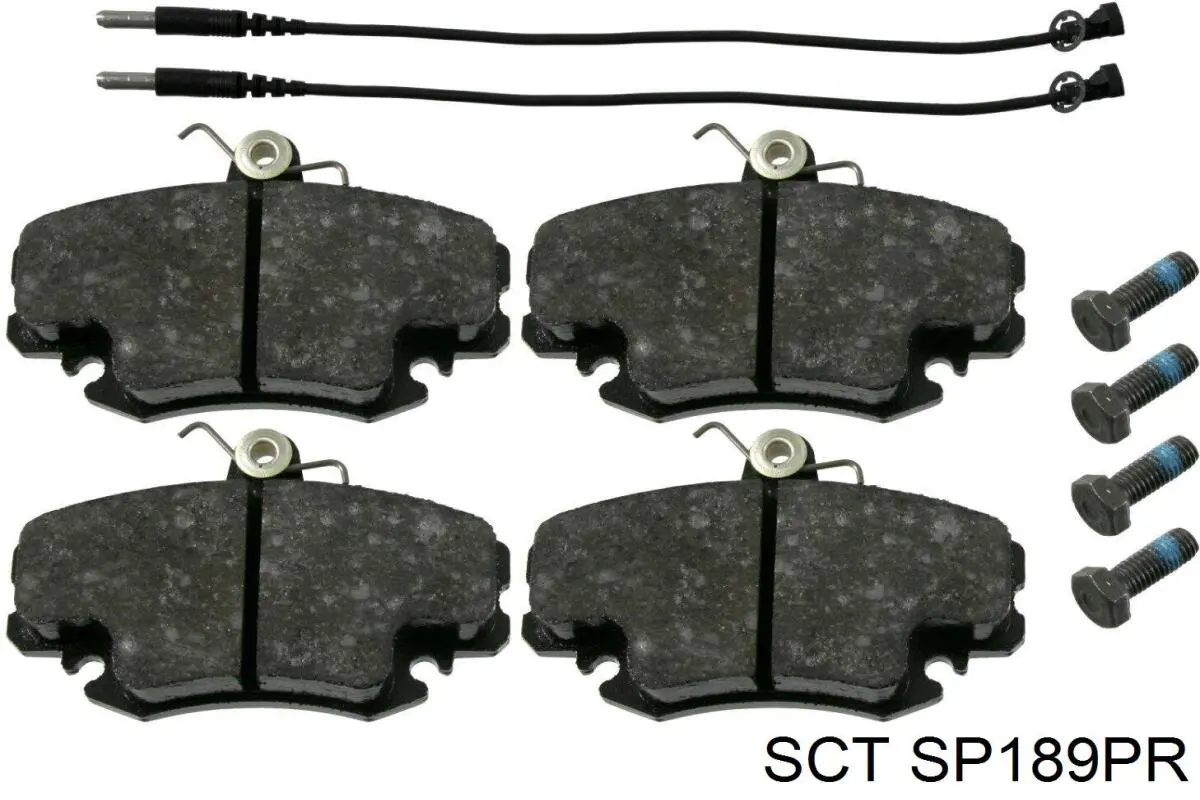 SP189PR SCT pastillas de freno delanteras