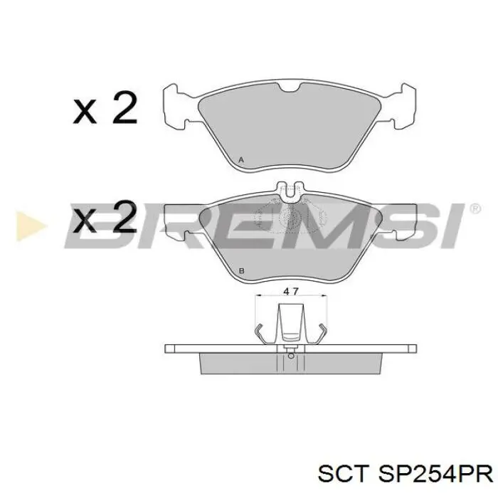 Comprar Pastillas de freno delanteras de disco Mercedes E  S210 a bajo precio