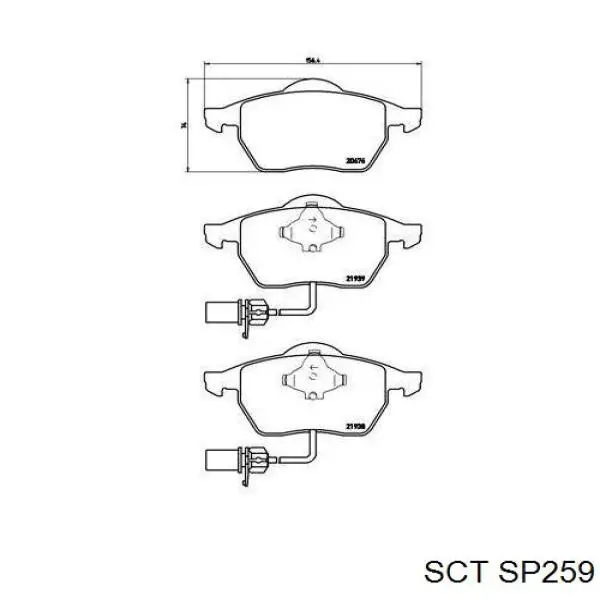 Pastillas de freno delanteras Audi A6 4F2