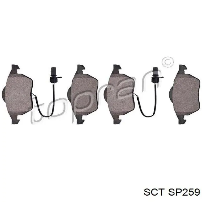 Pastillas de freno delanteras Audi A6 4F2