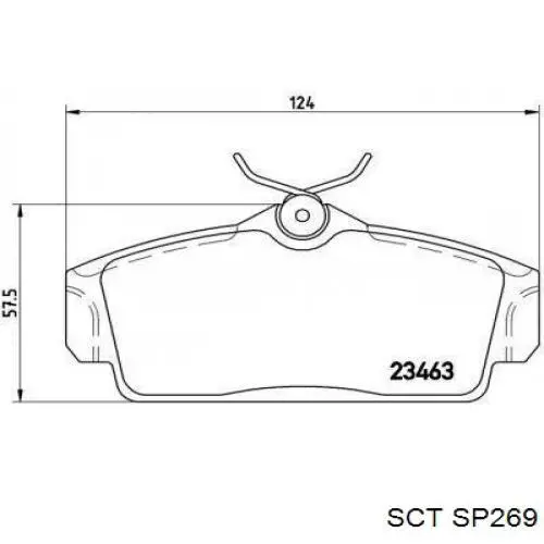 Pastillas de freno delanteras Nissan Primera P11