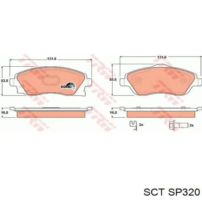 Pastillas de freno delanteras Opel Corsa F08, F68